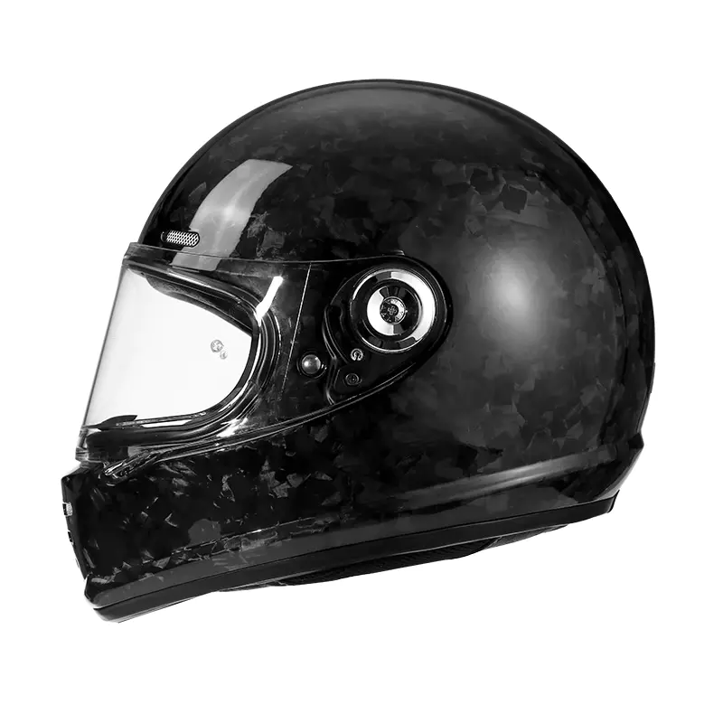 68 Cască de motocicletă integrală din fibră de carbon DOT Cască de motocross standard