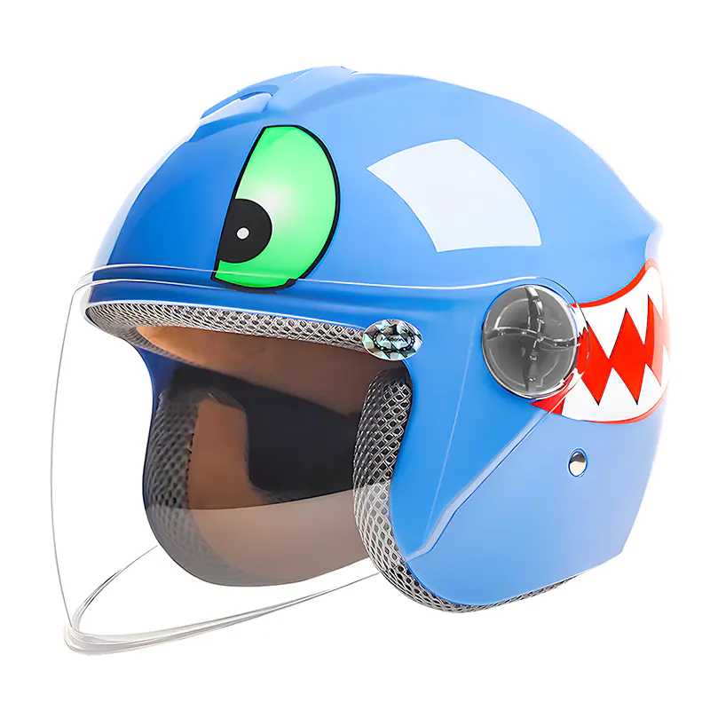 Cască de motocicletă 701 pentru copii cu modele de desene animate Cască de motocross ABS