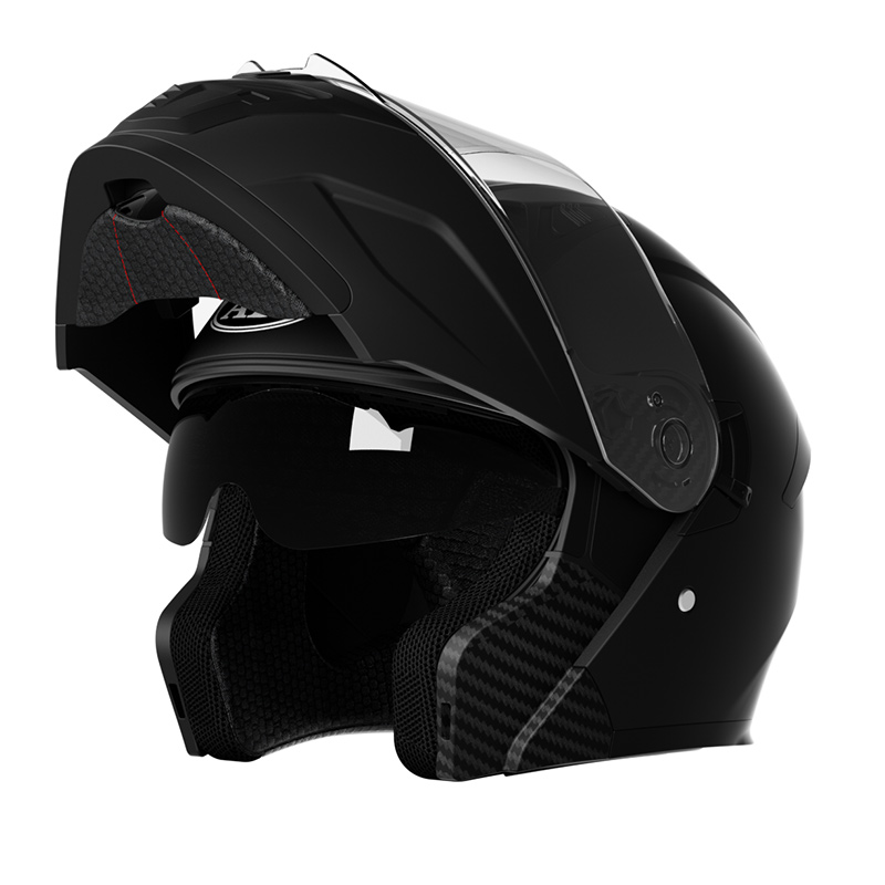 K9 Safety DOT Cască de Motocicletă Flip Up Standard Vizieri duble Cască de motocross