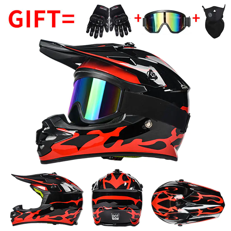 RY001 Cască de off-road pentru copii Mountain Bike Cască de motocicletă DOT