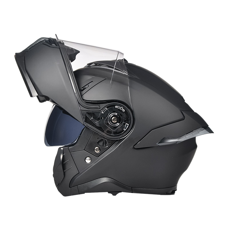 LP001 Cască de motocicletă cu viziere duble Cască modulară de motocross